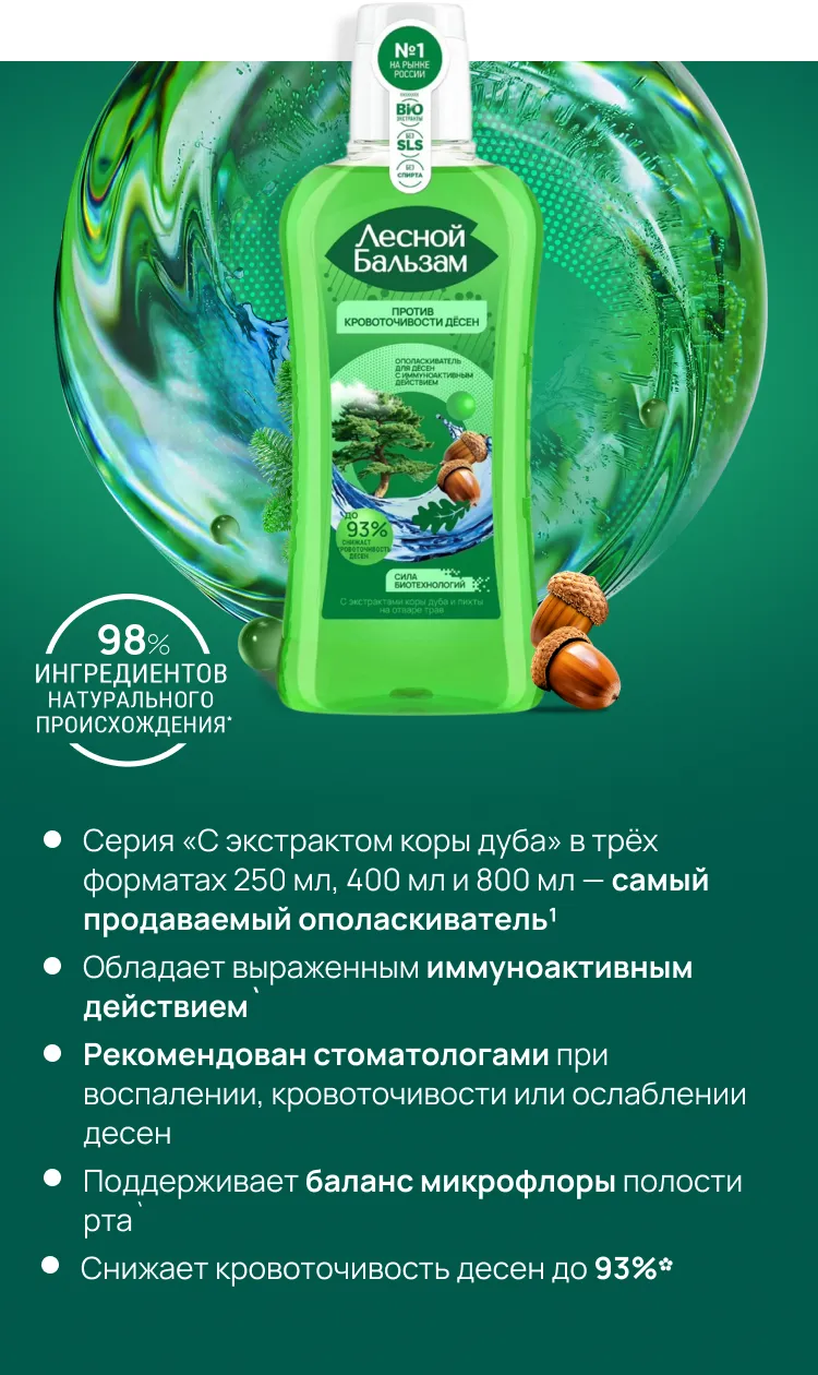 против КРОВОТОЧИВОСТИ ДЕСЕН`